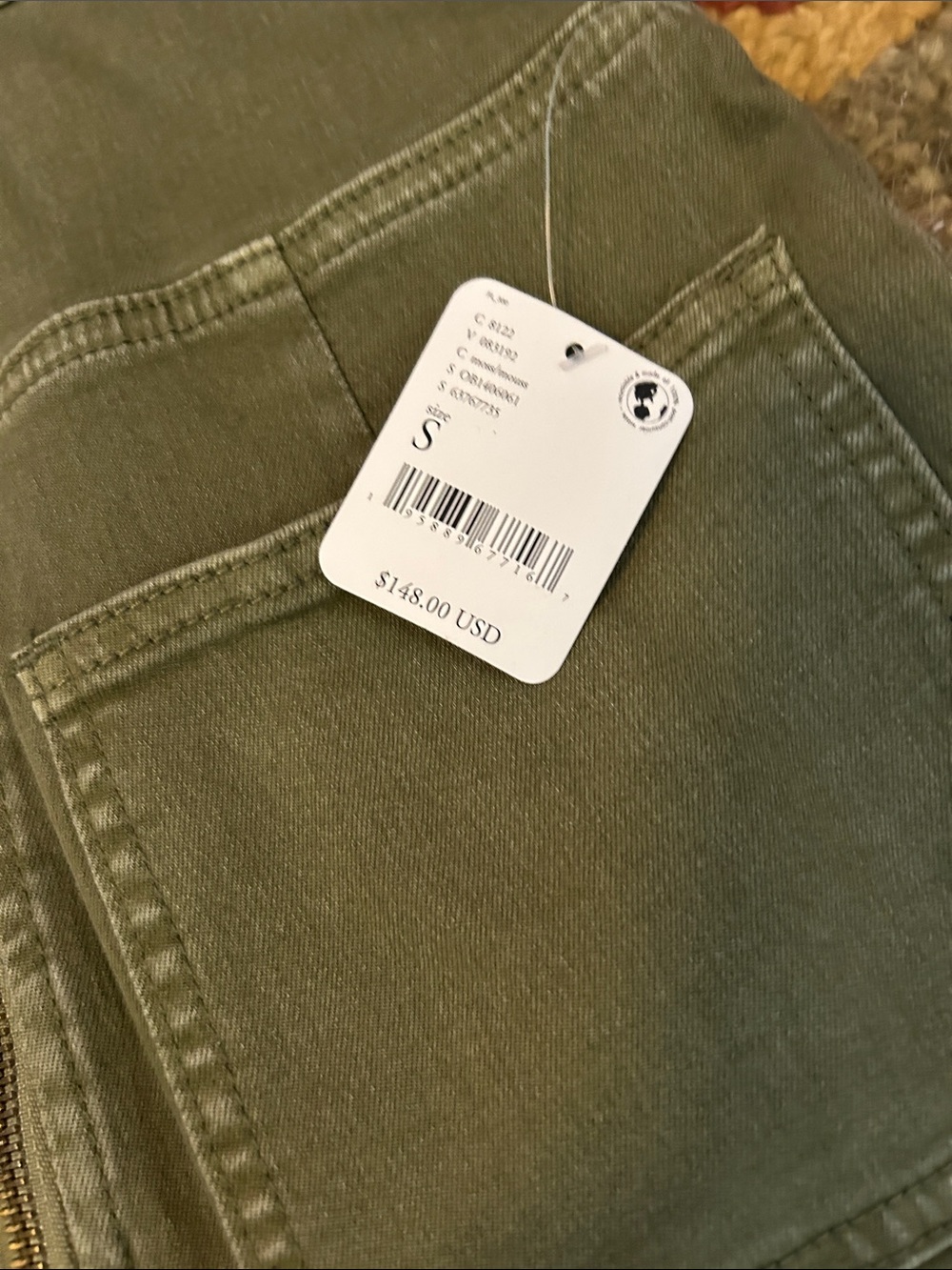 Free People Moss Lennox Utility Zip Jumpsuit Size Small - Picture 2 of 9